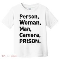 Person, Woman, Man, Camera, PRISON Toddler T-Shirt thumb 0
