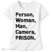 Person, Woman, Man, Camera, PRISON Women's T-Shirt thumb 0