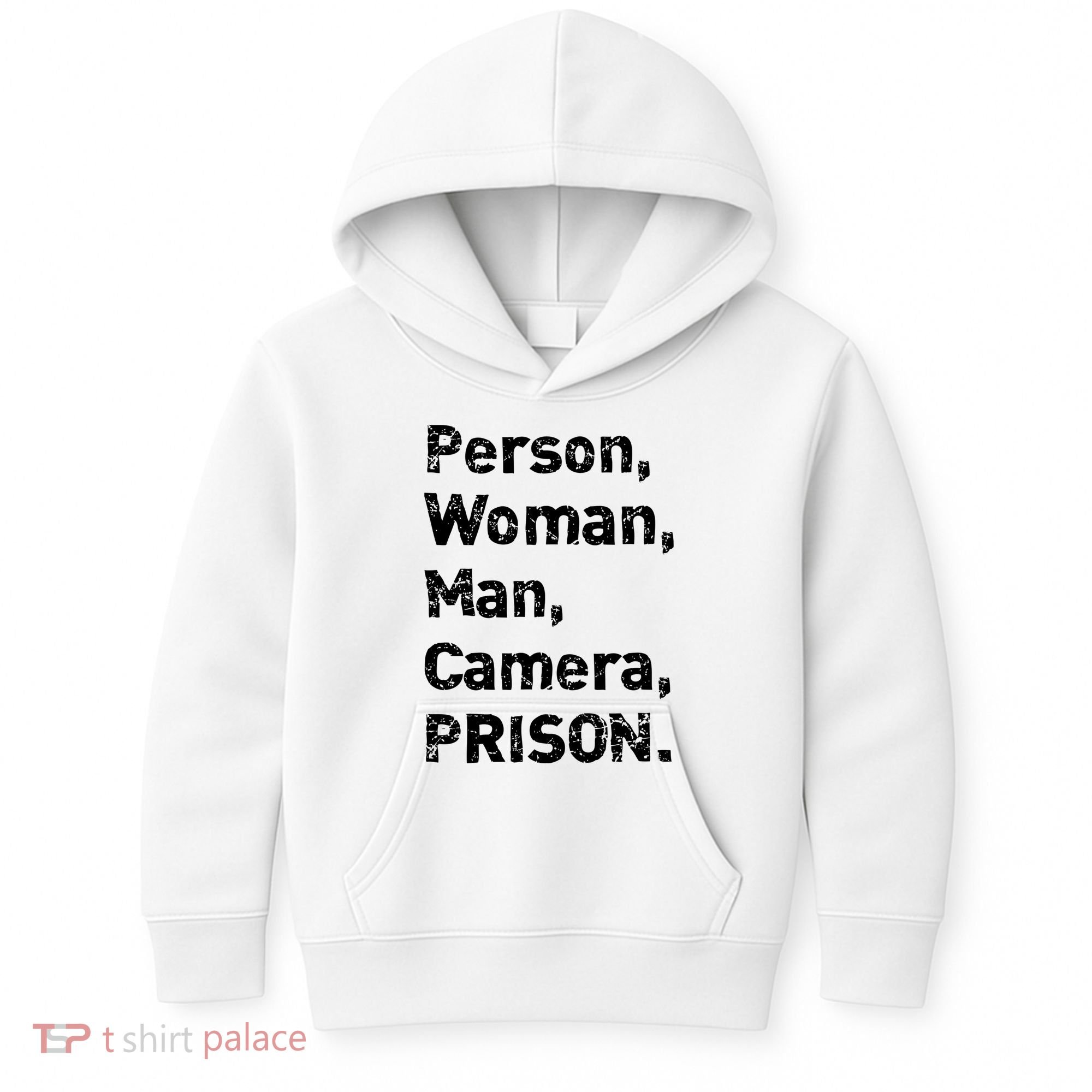 Person, Woman, Man, Camera, PRISON Kids Hoodie