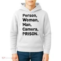 Person, Woman, Man, Camera, PRISON Kids Hoodie thumb 4