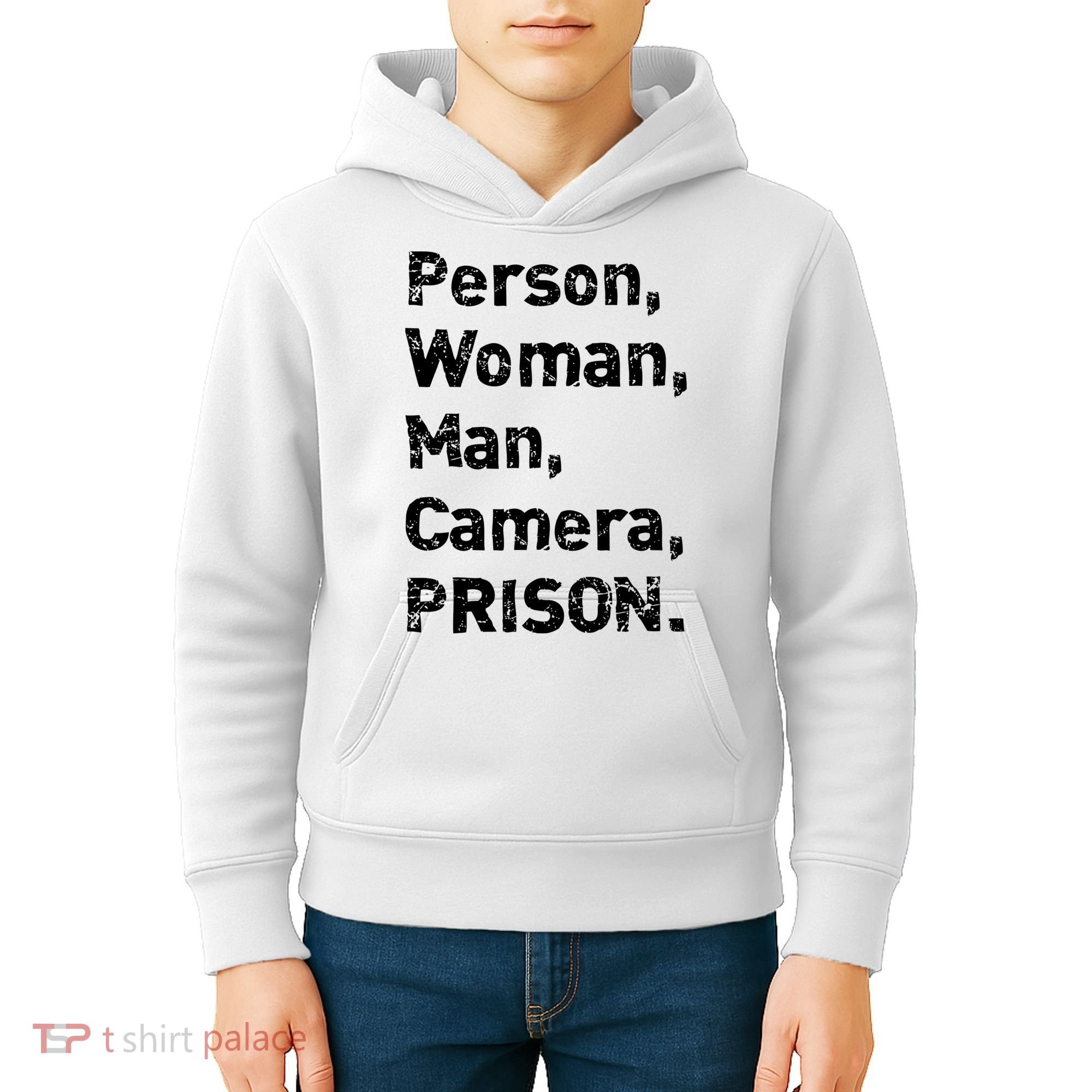 Person, Woman, Man, Camera, PRISON Kids Hoodie