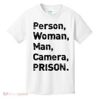 Person, Woman, Man, Camera, PRISON Kids T-Shirt thumb 0