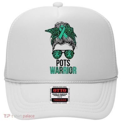 Pots Warrior Messy Bun Pots Awareness Day Pots Fighter Hat