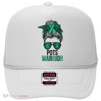 Pots Warrior Messy Bun Pots Awareness Day Pots Fighter Hat thumb 0
