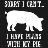 Plans With My Pig Ironic Farmer Pork Gift Women's Long Sleeve Shirt thumb 2