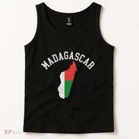 Patriotic Women Madagascar Flag Map Distressed Tank Top thumb 2