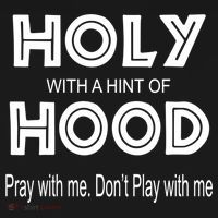 Pray With Me Dont Play With Me Holy With A Hint Of Hood Cute Gift Women's Hoodie thumb 2