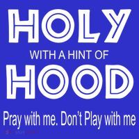 Pray With Me Dont Play With Me Holy With A Hint Of Hood Cute Gift Women's Tank Top thumb 5
