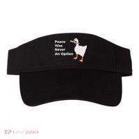 Peace Was Never An Option Duck Funny Visor thumb 0