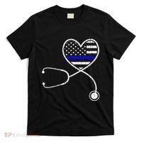 Police Wife Nurse Life Funny Police Officer T-Shirt thumb 0
