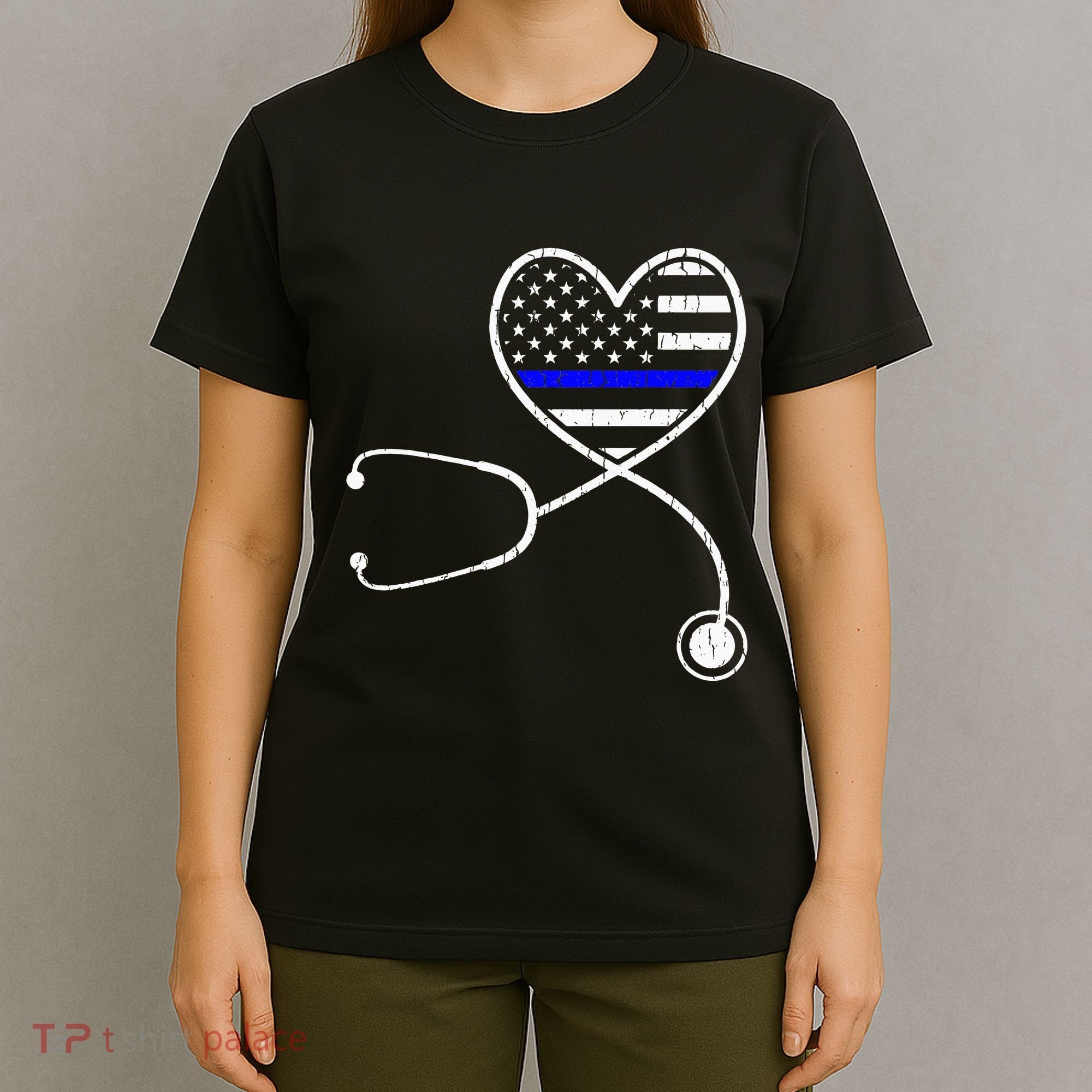 Police Wife Nurse Life Funny Police Officer T-Shirt