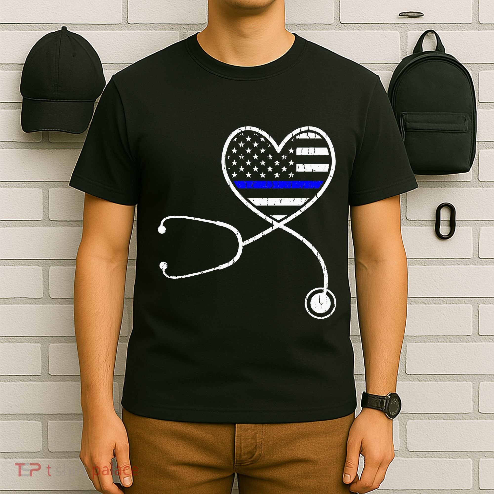 Police Wife Nurse Life Funny Police Officer T-Shirt