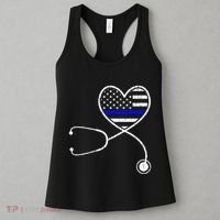 Police Wife Nurse Life Funny Police Officer Women's Tank Top thumb 3