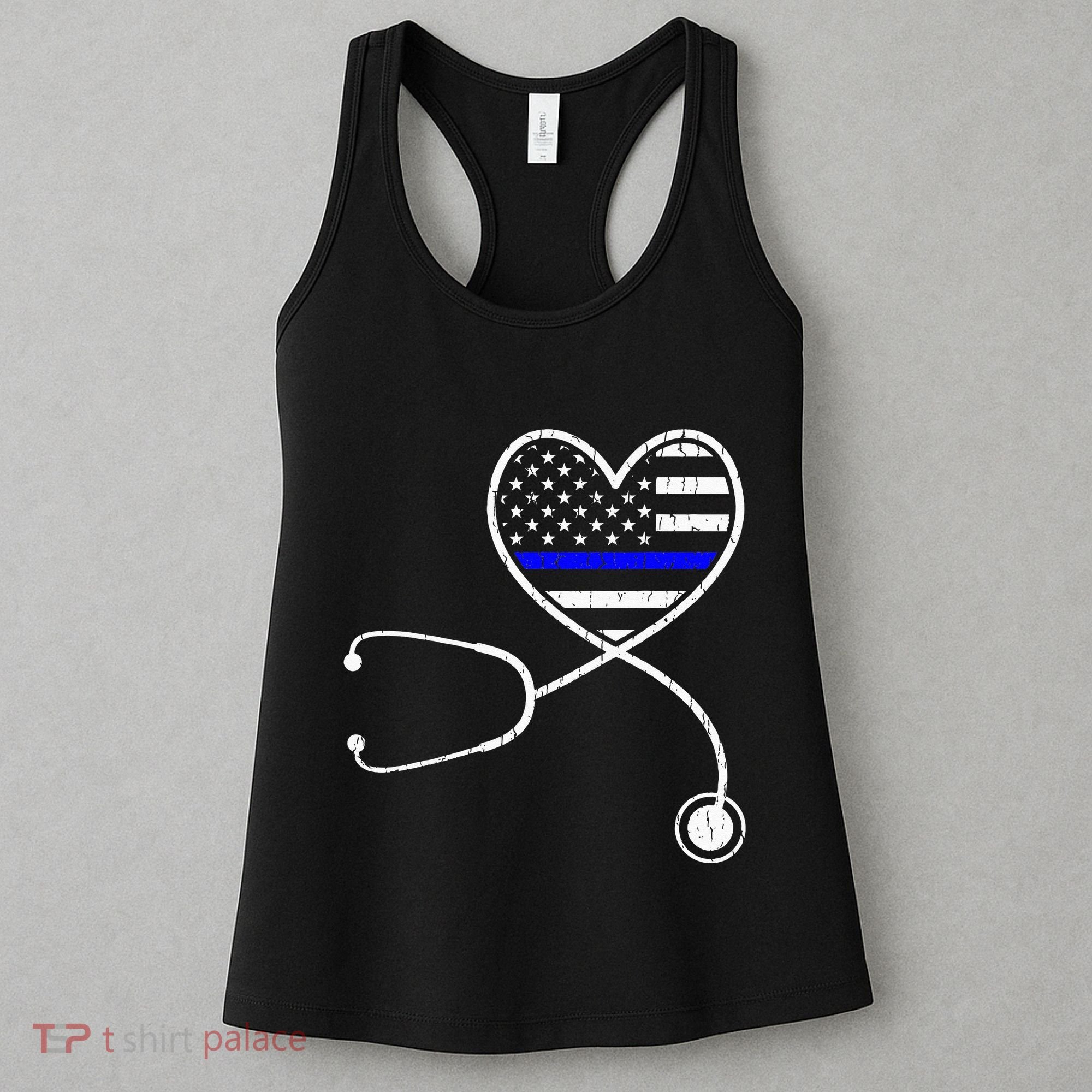 Police Wife Nurse Life Funny Police Officer Women's Tank Top