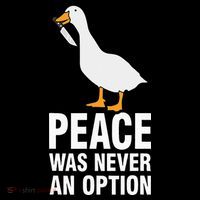 Peace Was Never An Option  Goose Meme  Sweatshirt thumb 3