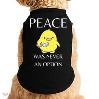 Peace Was Never An Option Duck With Knife Duck With Knife Doggie Tank thumb 0