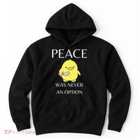 Peace Was Never An Option Duck With Knife Duck With Knife Hoodie thumb 0