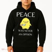 Peace Was Never An Option Duck With Knife Duck With Knife Hoodie thumb 2