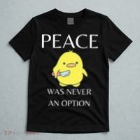 Peace Was Never An Option Duck With Knife Duck With Knife T-Shirt thumb 5