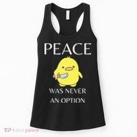 Peace Was Never An Option Duck With Knife Duck With Knife Women's Tank Top thumb 0