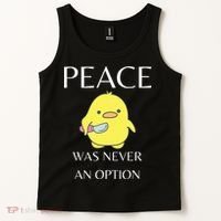 Peace Was Never An Option Duck With Knife Duck With Knife Tank Top thumb 2