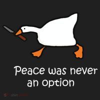 Peace Was Never An Option Murder Duck Women's Sweatshirt thumb 2