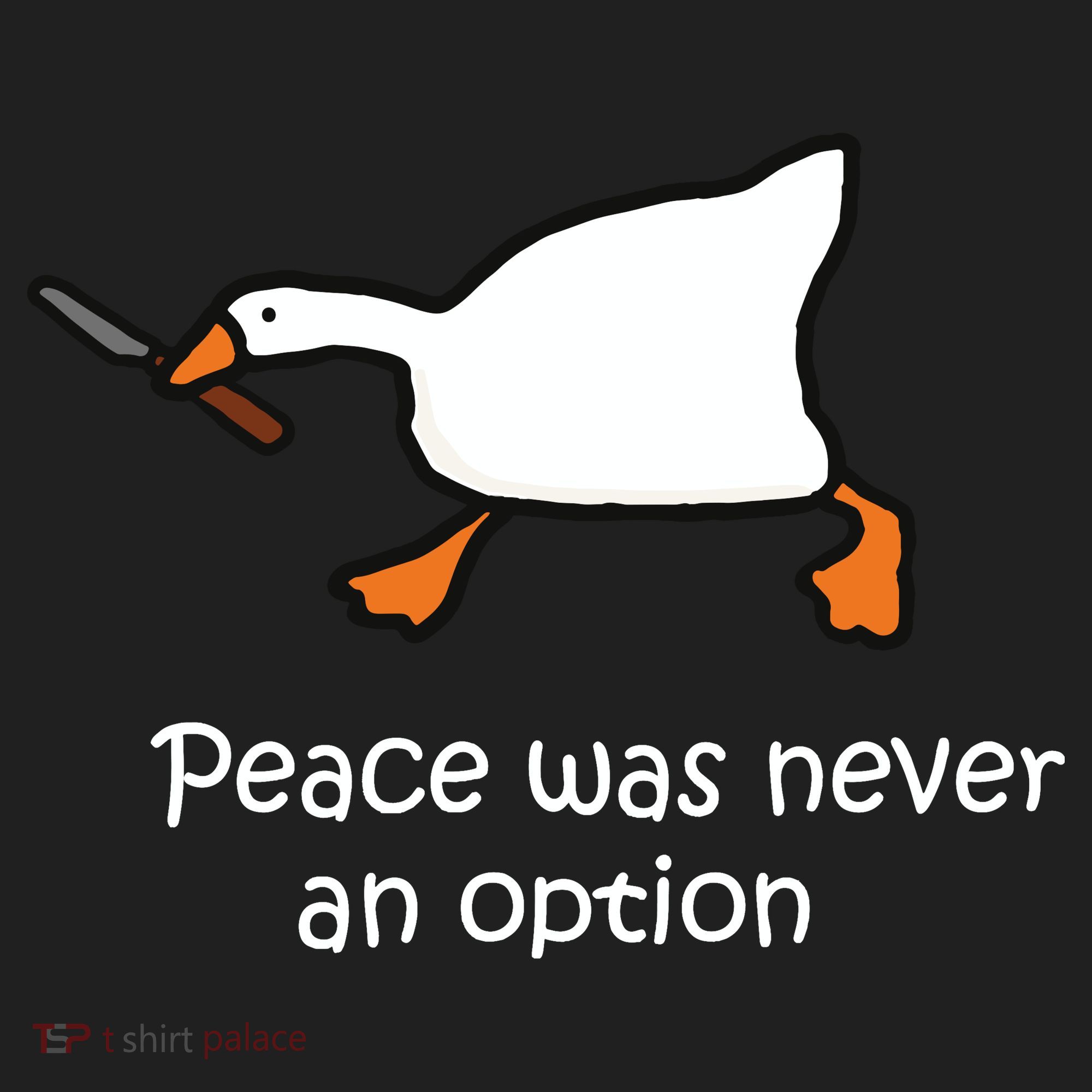 Peace Was Never An Option Murder Duck Women's Sweatshirt