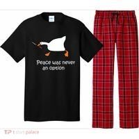 Peace Was Never An Option Murder Duck Pajama Set thumb 0