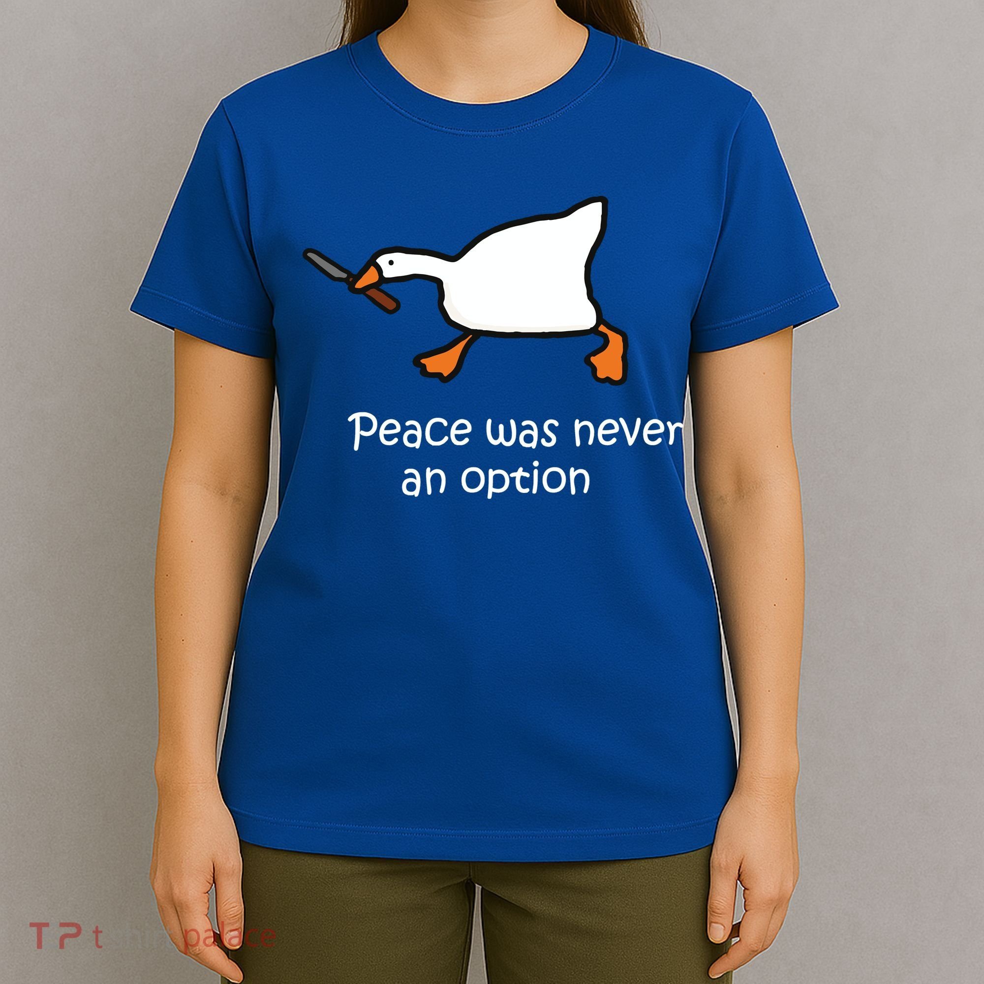 Peace Was Never An Option Murder Duck T-Shirt