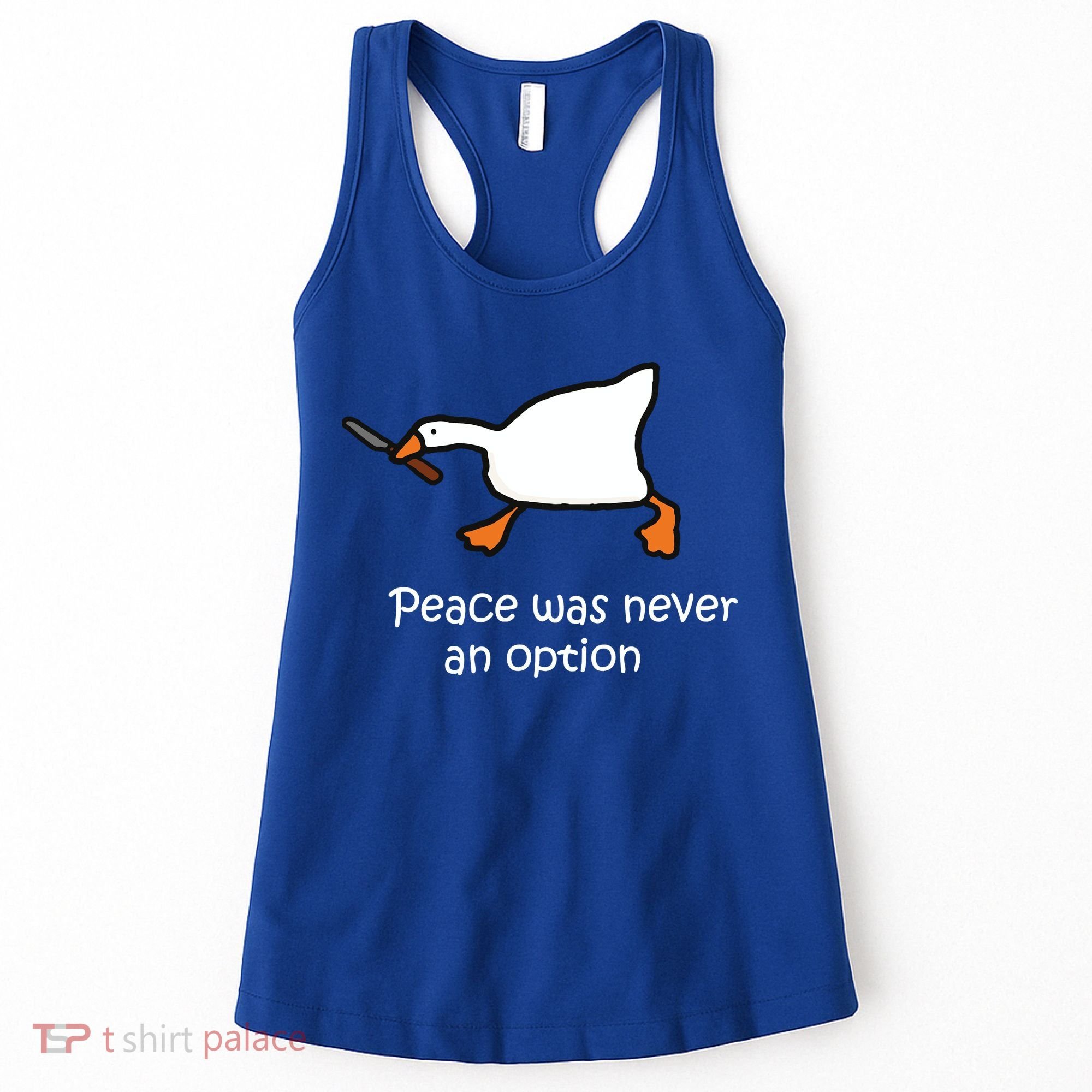 Peace Was Never An Option Murder Duck Women's Tank Top