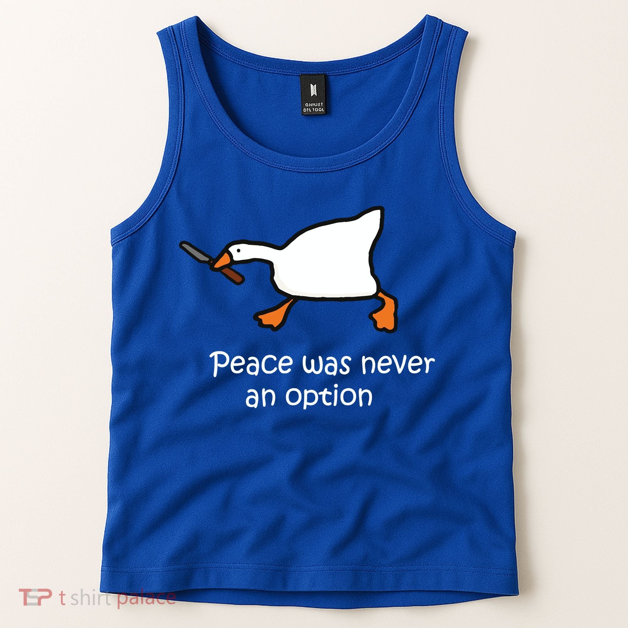 Peace Was Never An Option Murder Duck Tank Top