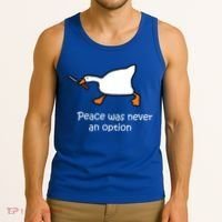 Peace Was Never An Option Murder Duck Tank Top thumb 3