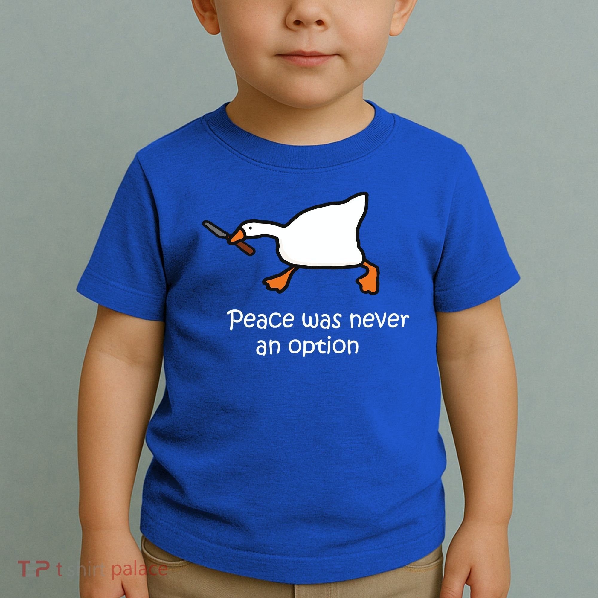 Peace Was Never An Option Murder Duck Toddler T-Shirt