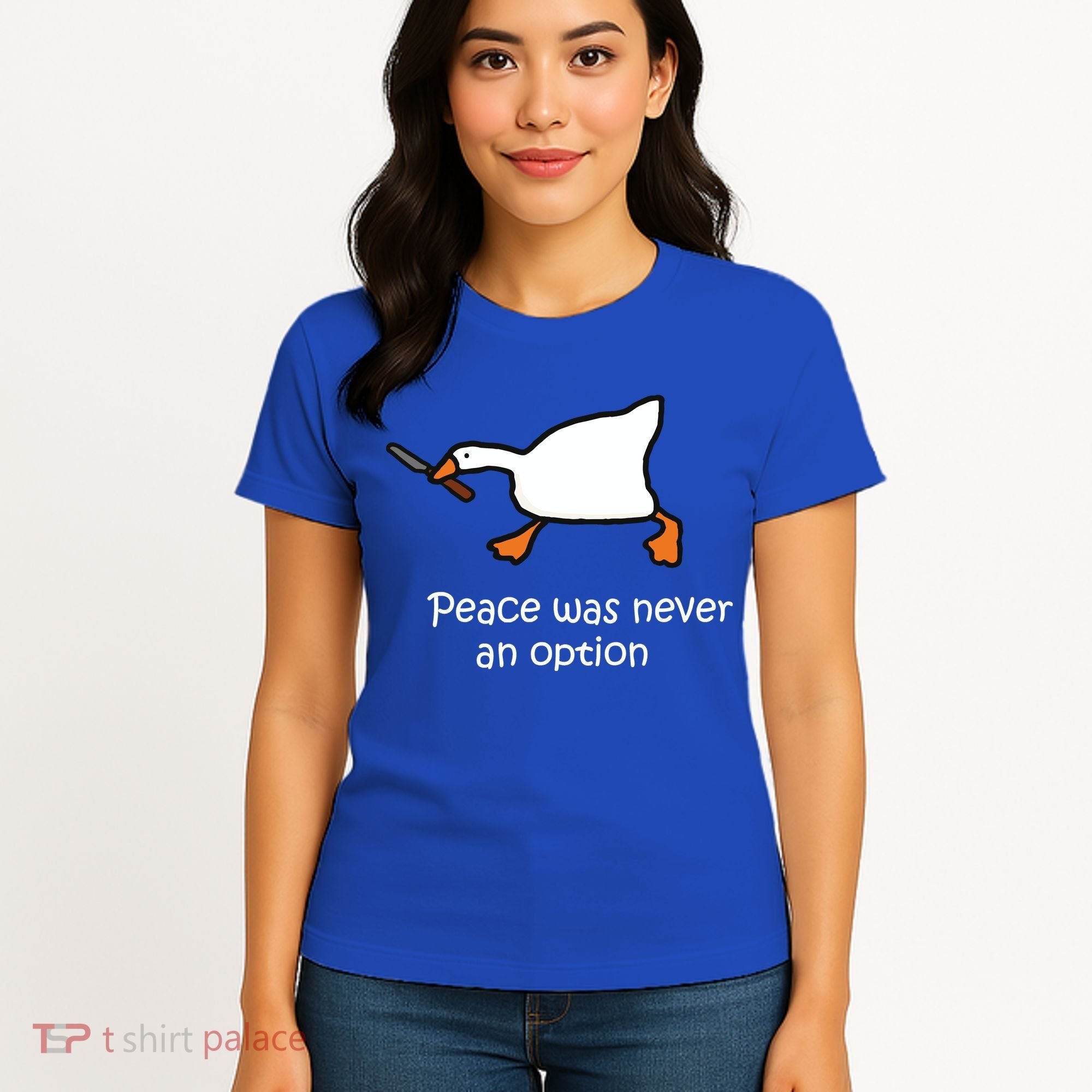 Peace Was Never An Option Murder Duck Women's T-Shirt