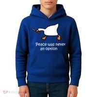 Peace Was Never An Option Murder Duck Kids Hoodie thumb 4