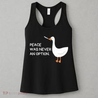 Peace Was Never An Option Angry Goose With Knife Women's Tank Top thumb 3