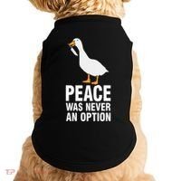 Peace Was Never An Option Geese Meme Doggie Tank thumb 0