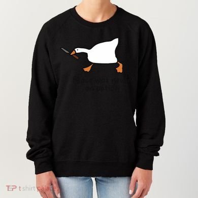 Peace Was Never An Option Funny Goose Women's Sweatshirt
