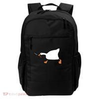 Peace Was Never An Option Funny Goose Backpack thumb 0