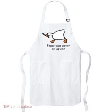 Peace Was Never An Option Funny Goose Apron