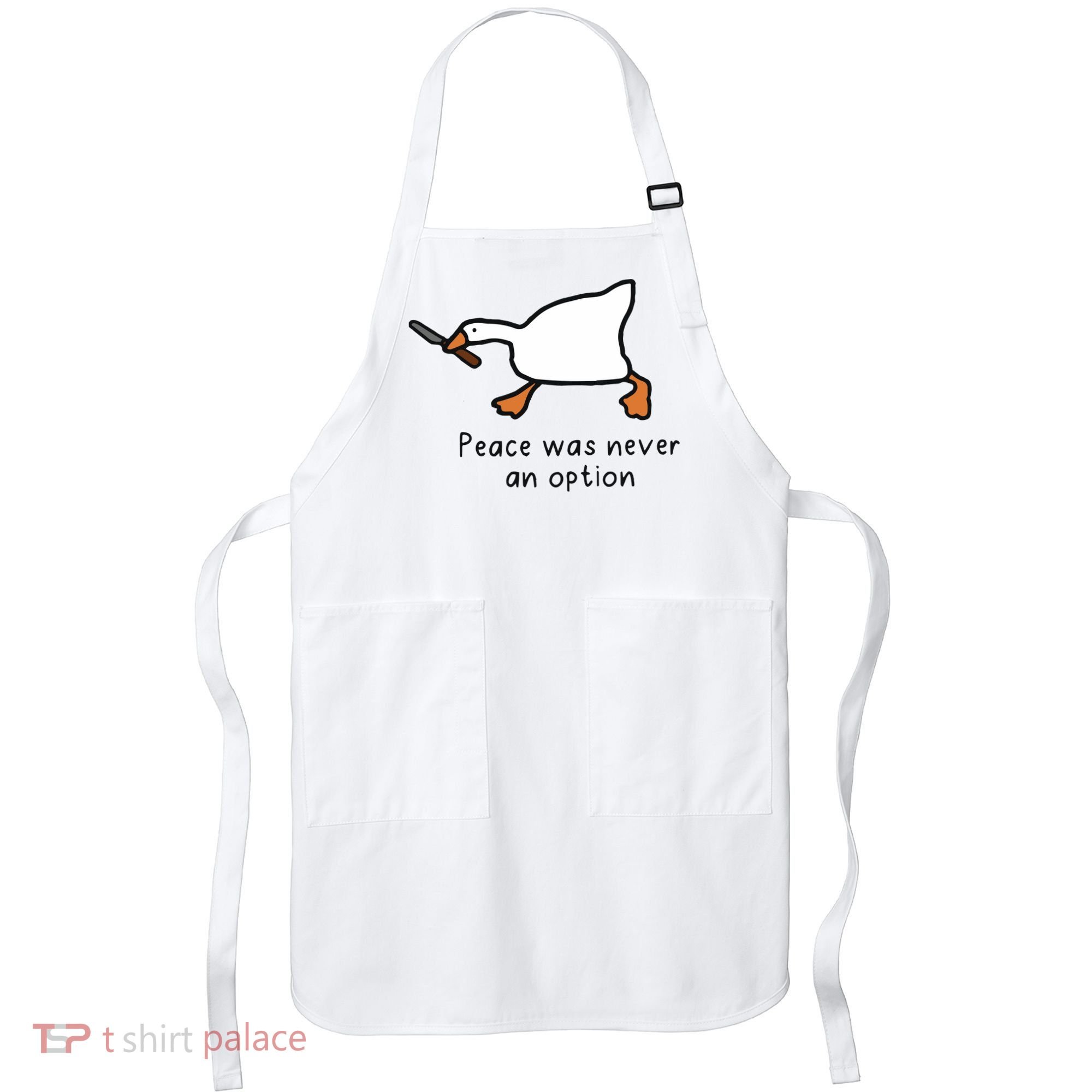 Peace Was Never An Option Funny Goose Apron