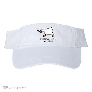 Peace Was Never An Option Funny Goose Visor
