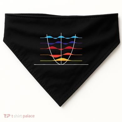 Physics Wave Overlay Waves Astrophysics Physics USA-Made Doggie Bandana