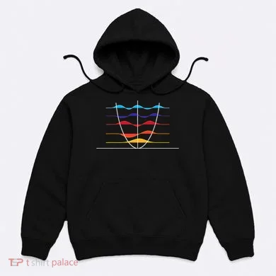 Physics Wave Overlay Waves Astrophysics Physics Hoodie