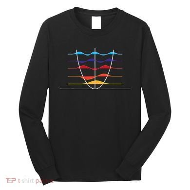 Physics Wave Overlay Waves Astrophysics Physics Long Sleeve Shirt