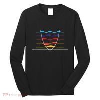 Physics Wave Overlay Waves Astrophysics Physics Long Sleeve Shirt thumb 0