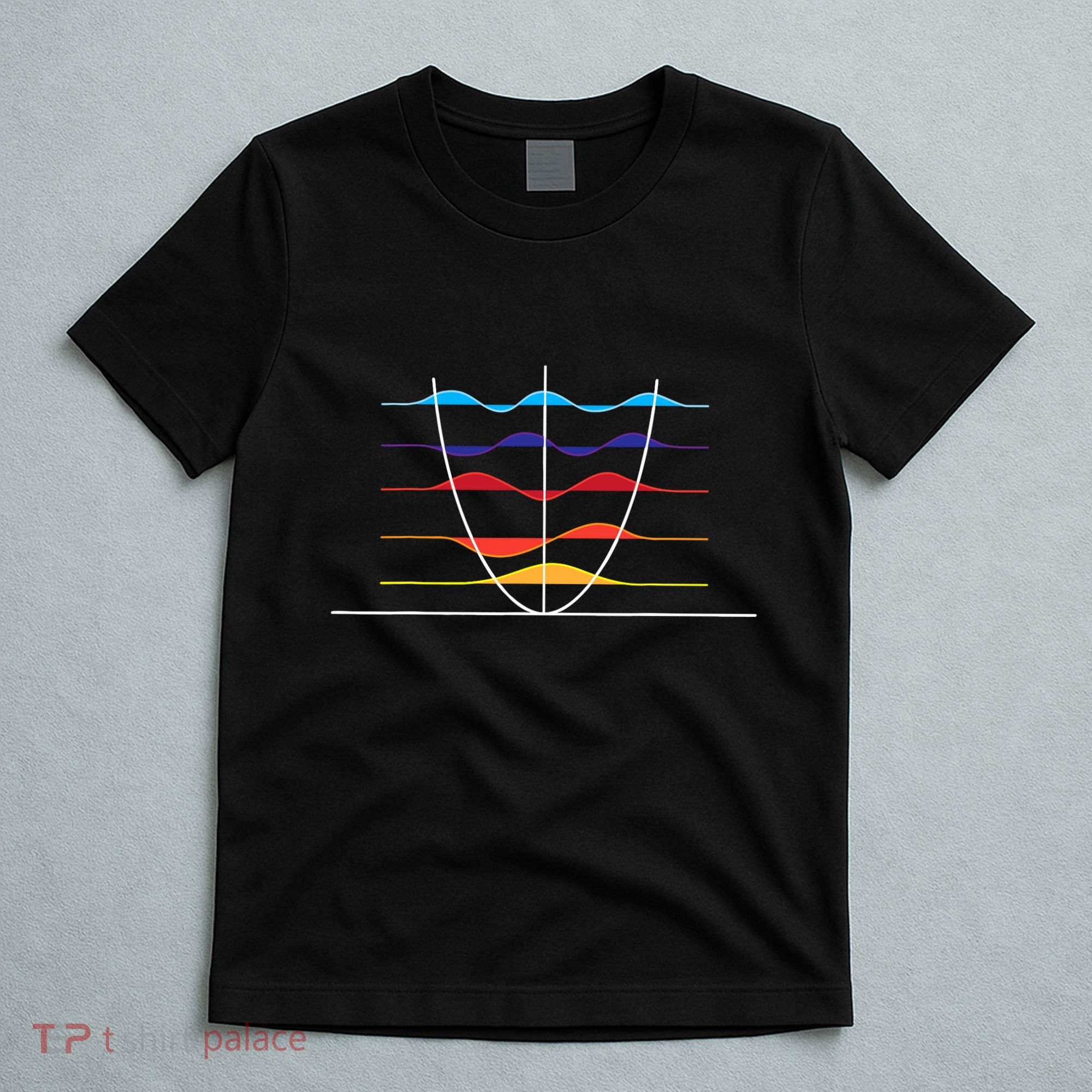 Physics Wave Overlay Waves Astrophysics Physics T-Shirt