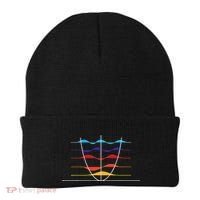 Physics Wave Overlay Waves Astrophysics Physics Beanie thumb 0