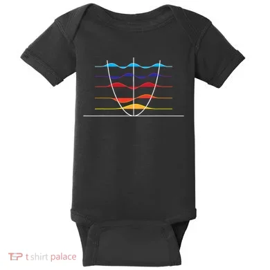 Physics Wave Overlay Waves Astrophysics Physics Baby Bodysuit