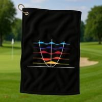 Physics Wave Overlay Waves Astrophysics Physics Golf Towel thumb 1